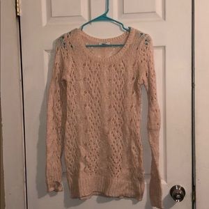 Light pink Delia's sweater